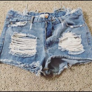 Jean shorts